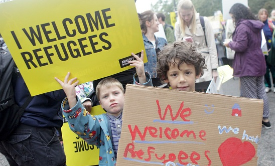 Refugees Welcome Here March London 2016