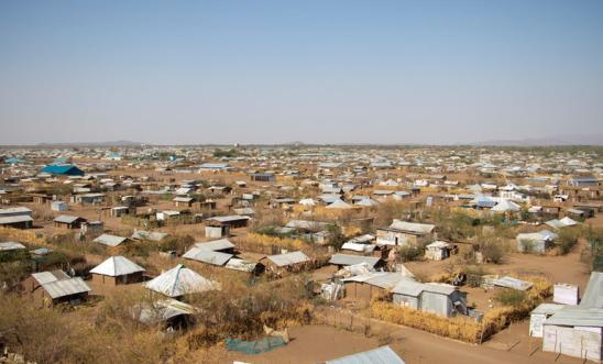 A view of the sprawling Kakuma camp in Kenya