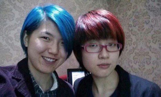 Li Tingting (left) and Zheng Churan (right) are two of the five women detained
