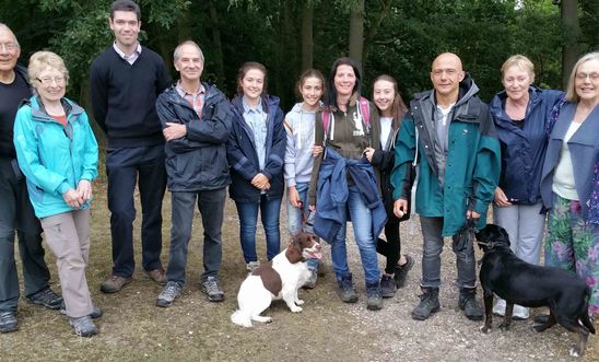 Lingwood Common ramblers plus dogs Lingwood Common ramblers plus dogs