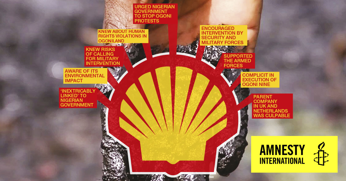 Shell: A criminal enterprise? | Amnesty International UK