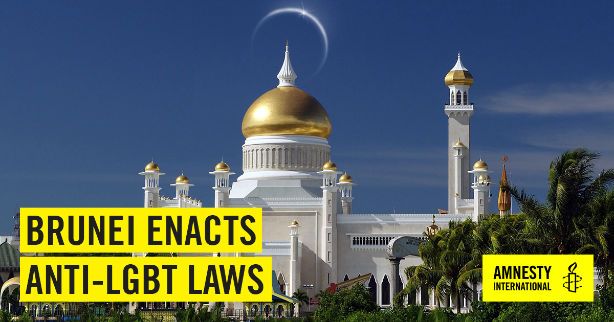 Brunei Vicious New Laws To Allow Stoning Of Same Sex Couples And Amputation For Robbery