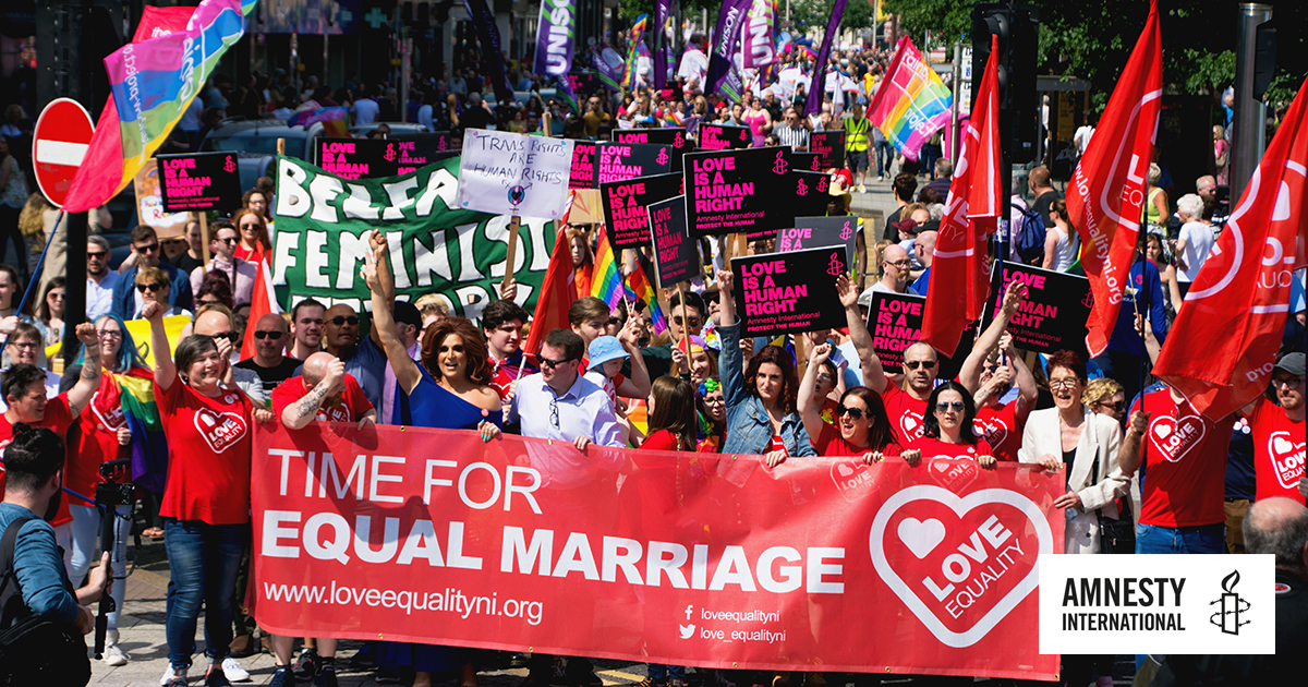 Demand marriage equality in Northern Ireland Amnesty International UK