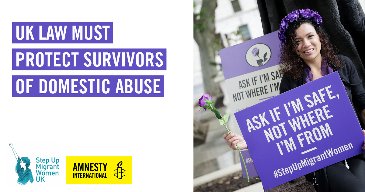 UK Law must protect survivors of domestic abuse Amnesty International UK