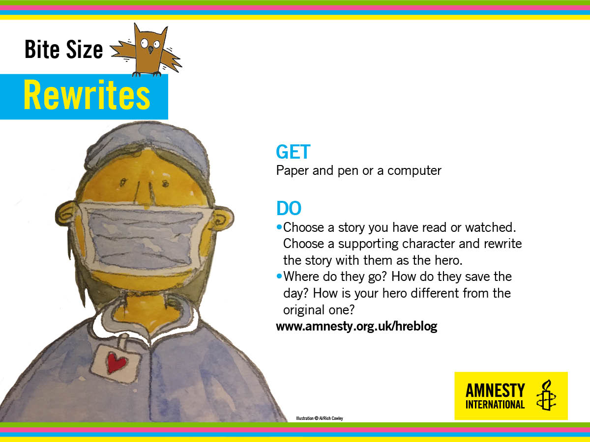 Rewrites Bite Size Activity Classroom To Community 29 May Amnesty International Uk