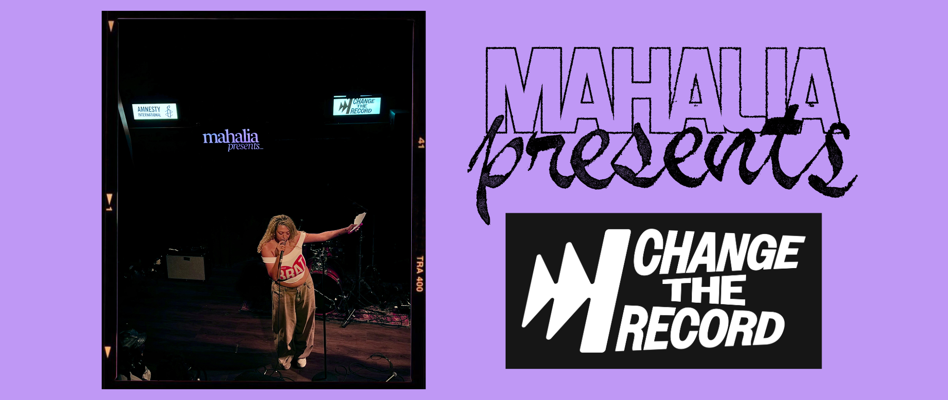 Mahalia Presents: Change the Record
