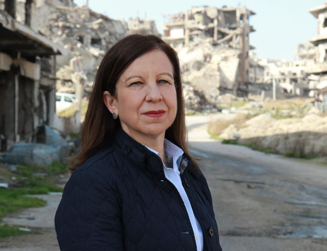 A Photo of Lyse Doucet in Syria A Photo of Lyse Doucet in Syria