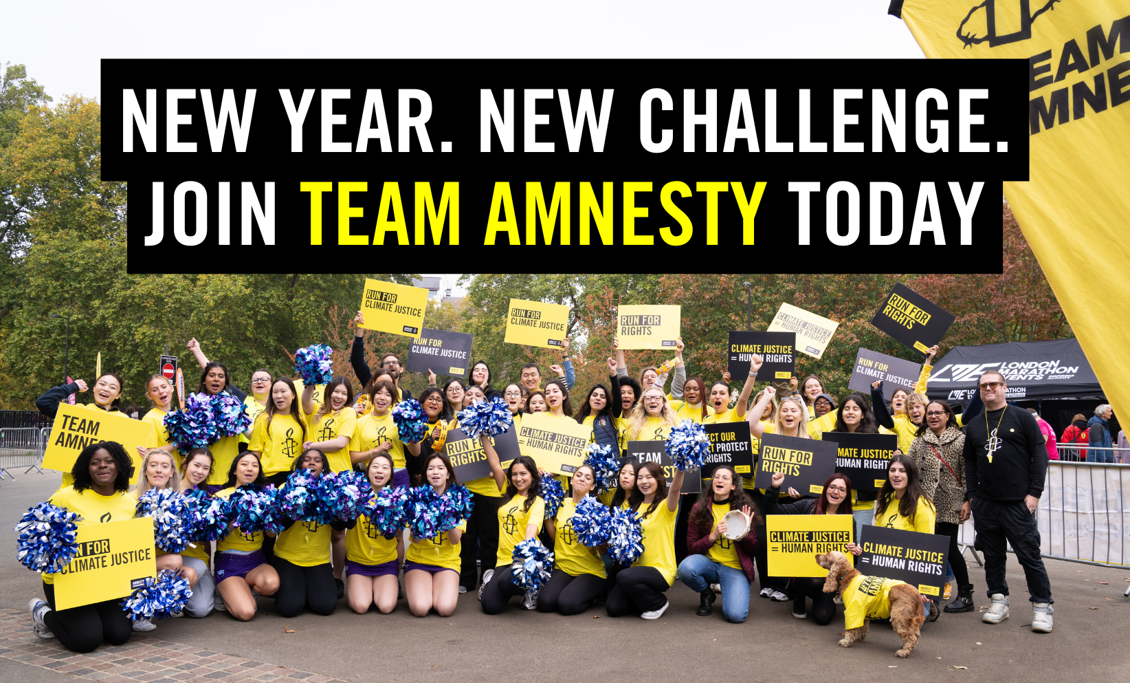 New year. New challenge. Join Team Amnesty today