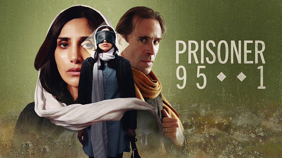 Poster for BBC seires, Prisoner 951, featuring Joseph Fiennes as Richard Rattclife and Narges Rashidi as Nazanin Zaghari-Ratcliffe