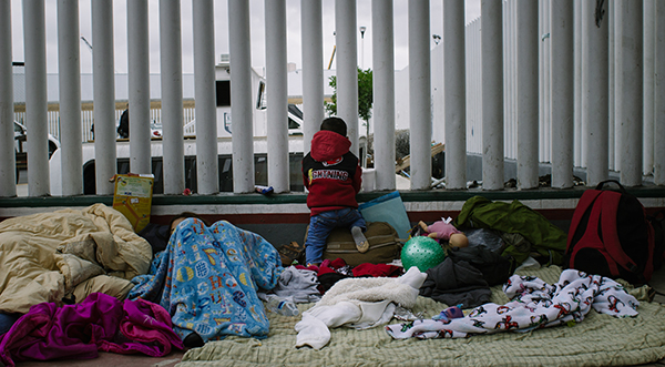 Child migrant at US border