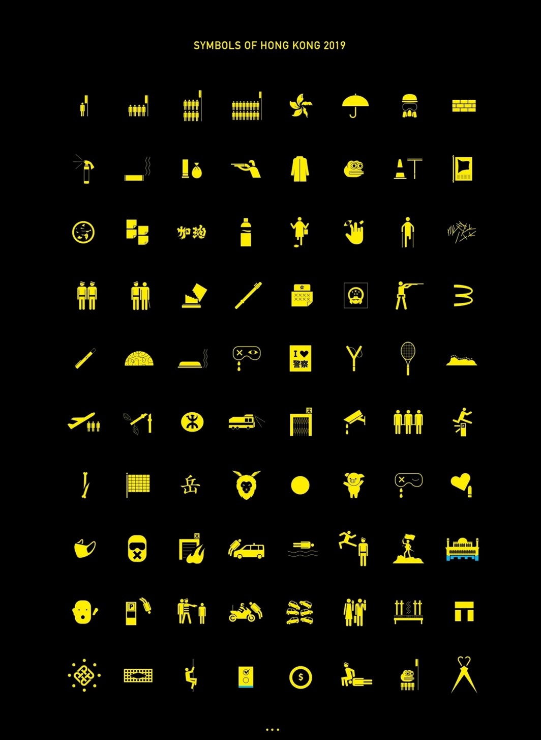 Symbols of Hong Kong 2019