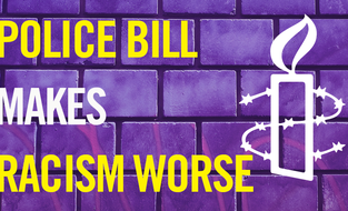 Graphic reading: Why the Police Crackdown Bill makes racism worse
