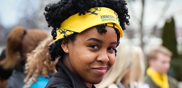 Amnesty student activist Amnesty student activist