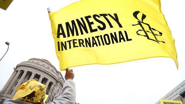 Amnesty flag Amnesty flag