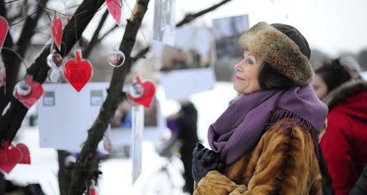 Vigil outside the Saudi Embassy in Oslo Jan 8 2016