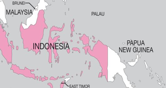 Map of Indonesia