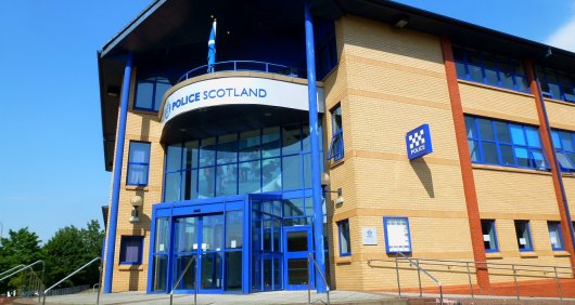 A Glasgow police station, Scotland A Glasgow police station, Scotland