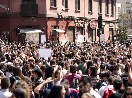 Chilean protesters 