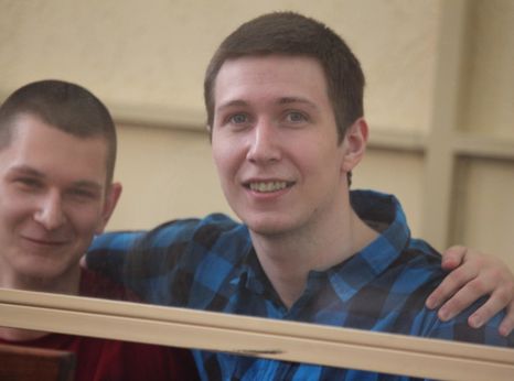 Yan Sidorov (left) and Vladislav Mordasov, Russian youth activists and prisoners of conscience