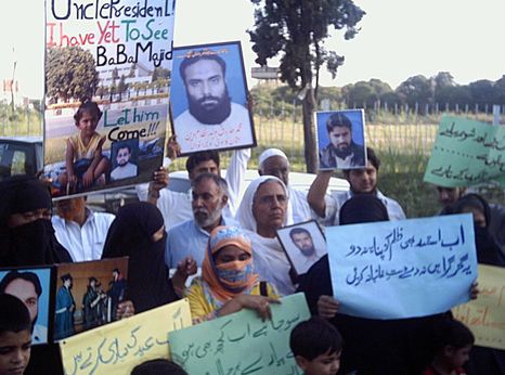 Protests against enforced disappearances, Pakistan