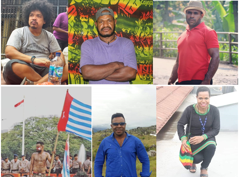 Six Papuan activists