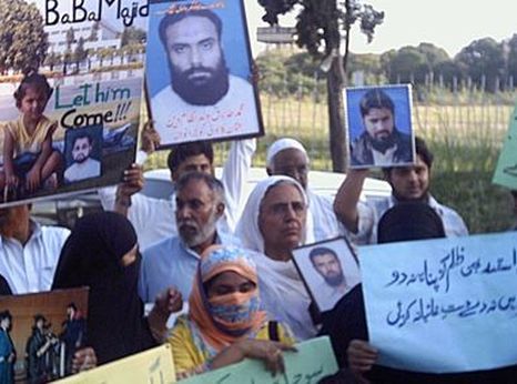 Protests against enforced disappearances in Pakistan