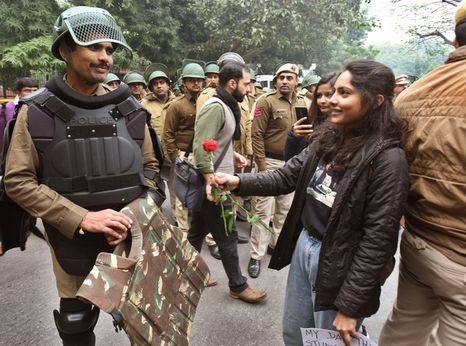 Protests Against CAA And NRC At Red Fort - © Raj K Raj/Hindustan Times/Getty