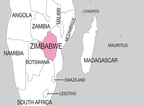 Zimbabwe Map