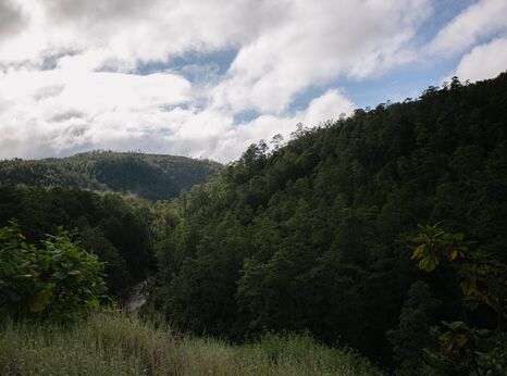 Landscape of La Esperanza, Intibucá in Honduras