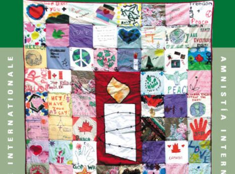 Postcard of COLOMBIA SOLIDARITY QUILT