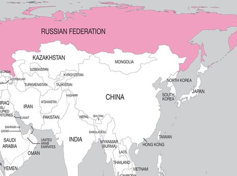 Russian Federation map