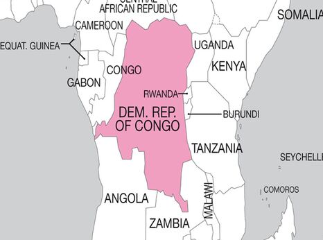 DRC map