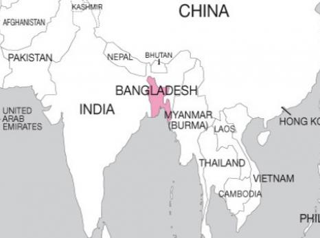 Bangladesh map