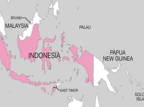 Map of Indonesia