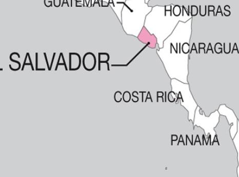 Map of El Salvador