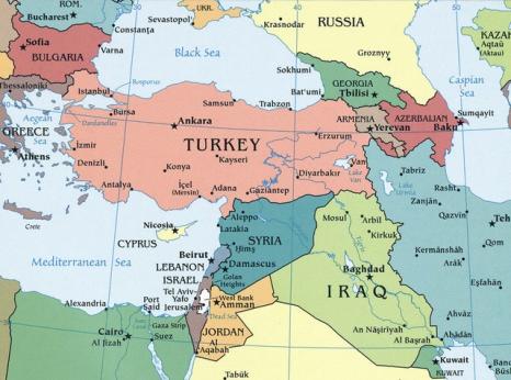 Turkey map