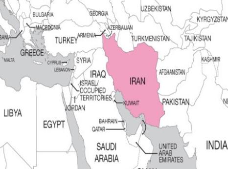 Map of Iran