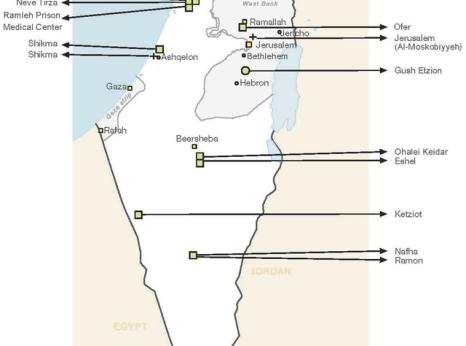 Map of the West Bank (c) 	Andrs Bereznay