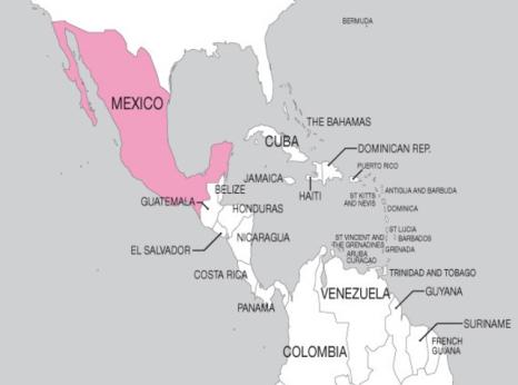 Map of Mexico