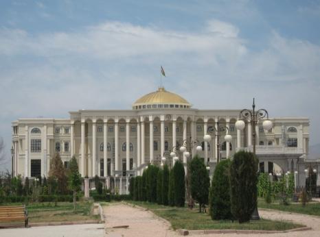 The Presidential Palace in Dushanbe, Tajikistan, July 2009.