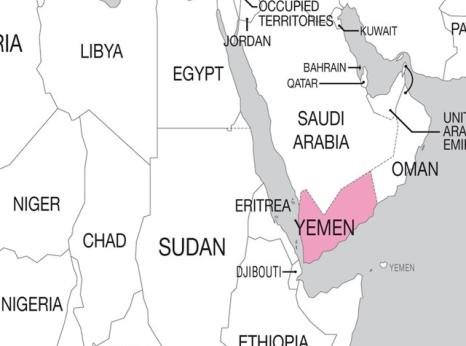 Yemen map