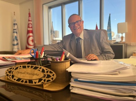 Mustapha Djemali, head of the CTR (Tunisian Refugee Council)