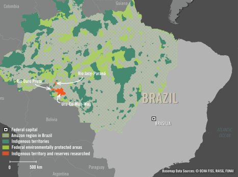 Map of Brazil 