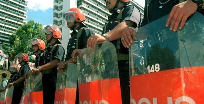 Malaysian riot police