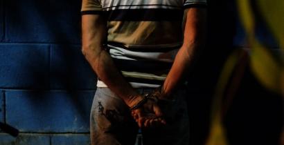 Detained person - Copyright Pablo Allison for Amnesty International
