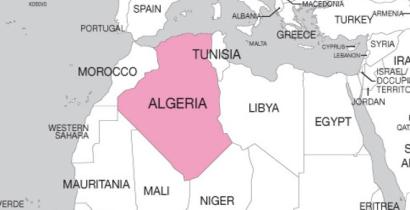 Map of Algeria