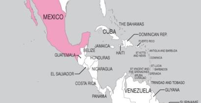Mexico map