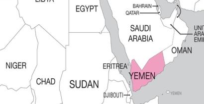 Yemen map