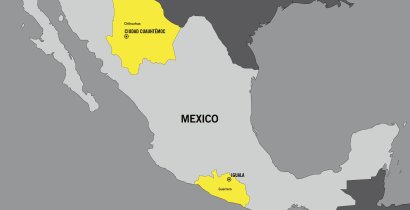 Mexico map 