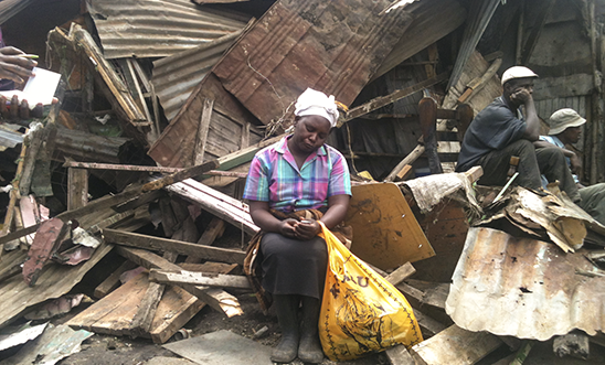 Forced Eviction in City Carton, Kenya Forced Eviction in City Carton, Kenya